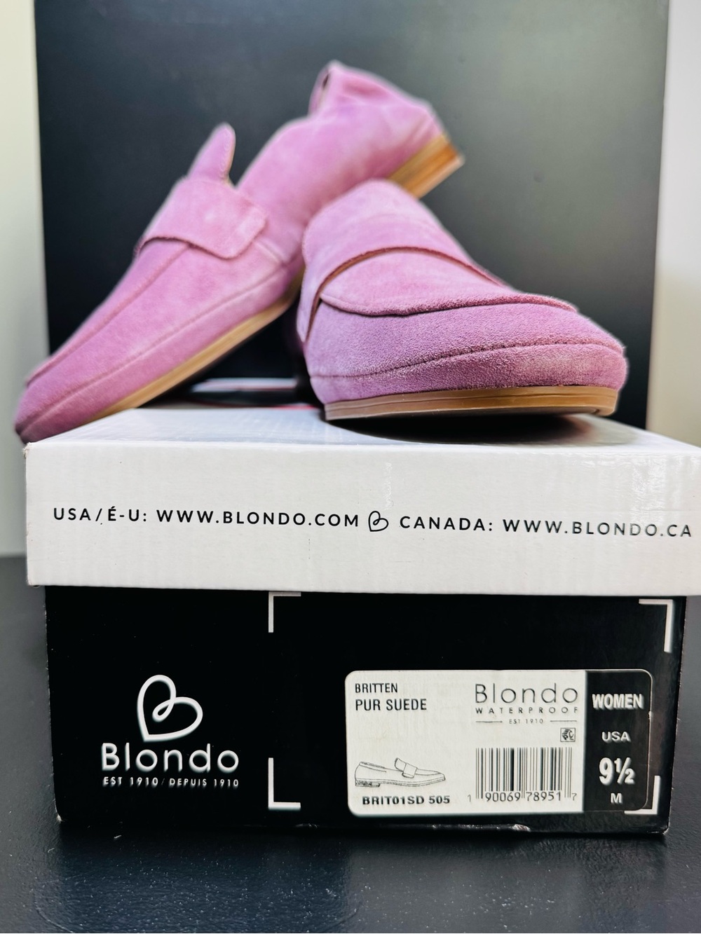 Blondo Pink Suede Britten Penny Loafers